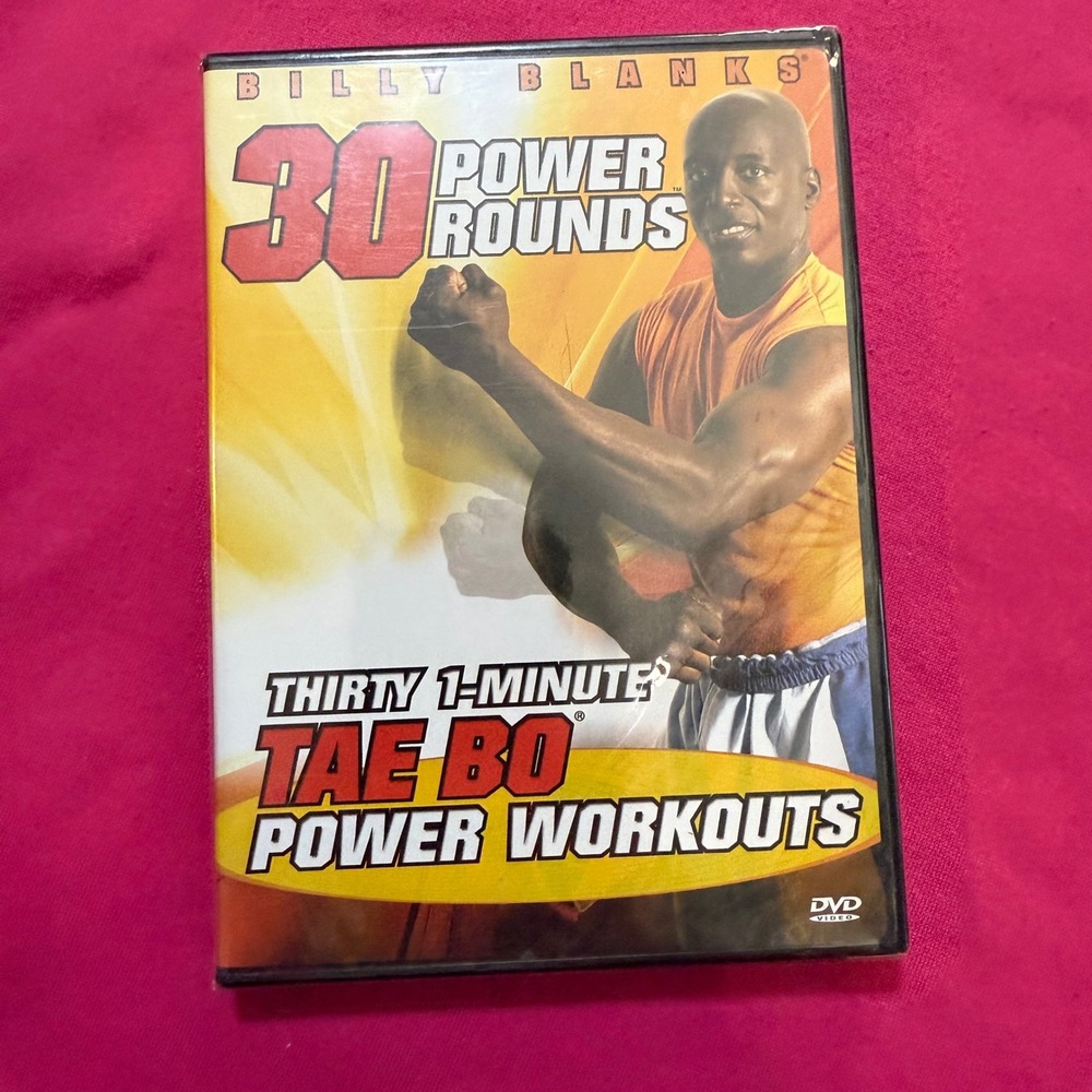 Billy Blanks Tae Bo Power Rounds 30 Thirty Minute Workout DVD Fitness